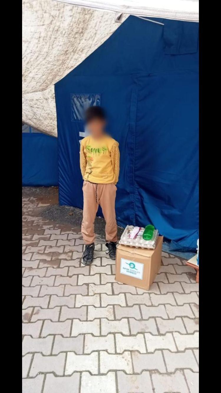 Depremzedelere Dağıtım