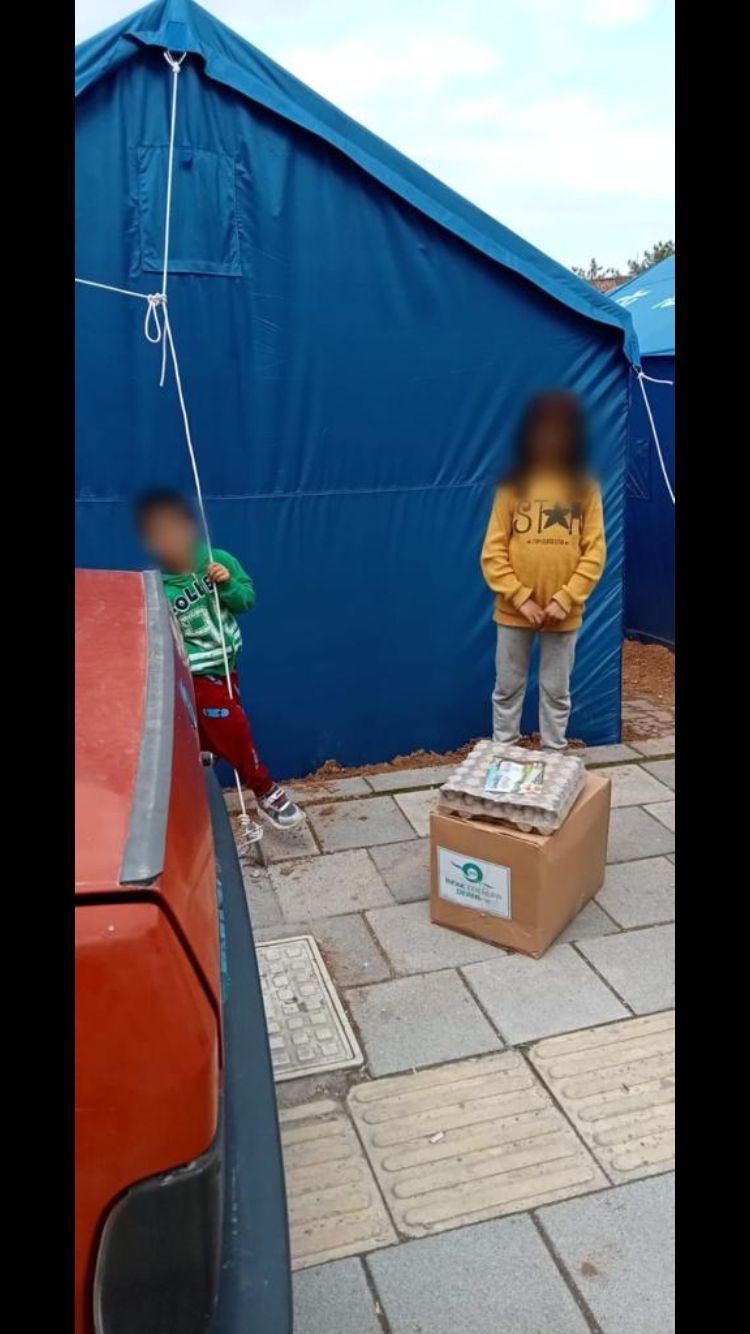 Depremzedelere Dağıtım