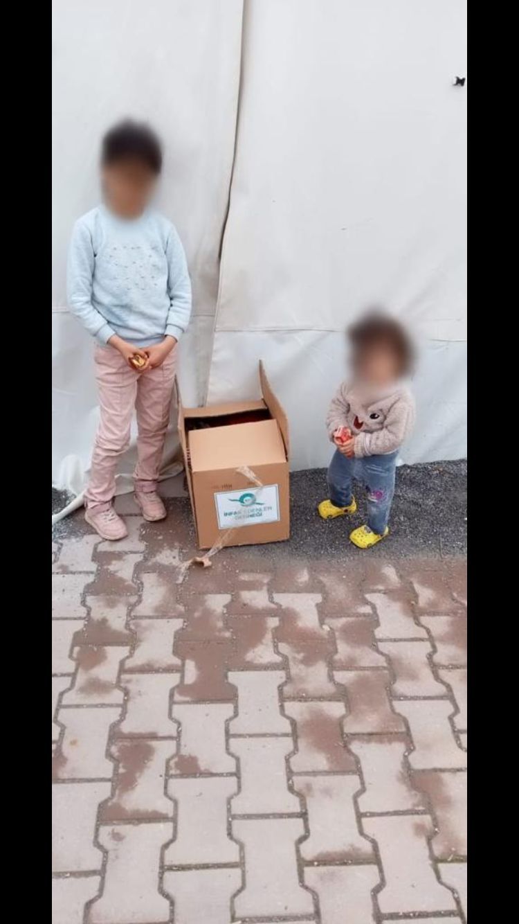 Depremzedelere Dağıtım