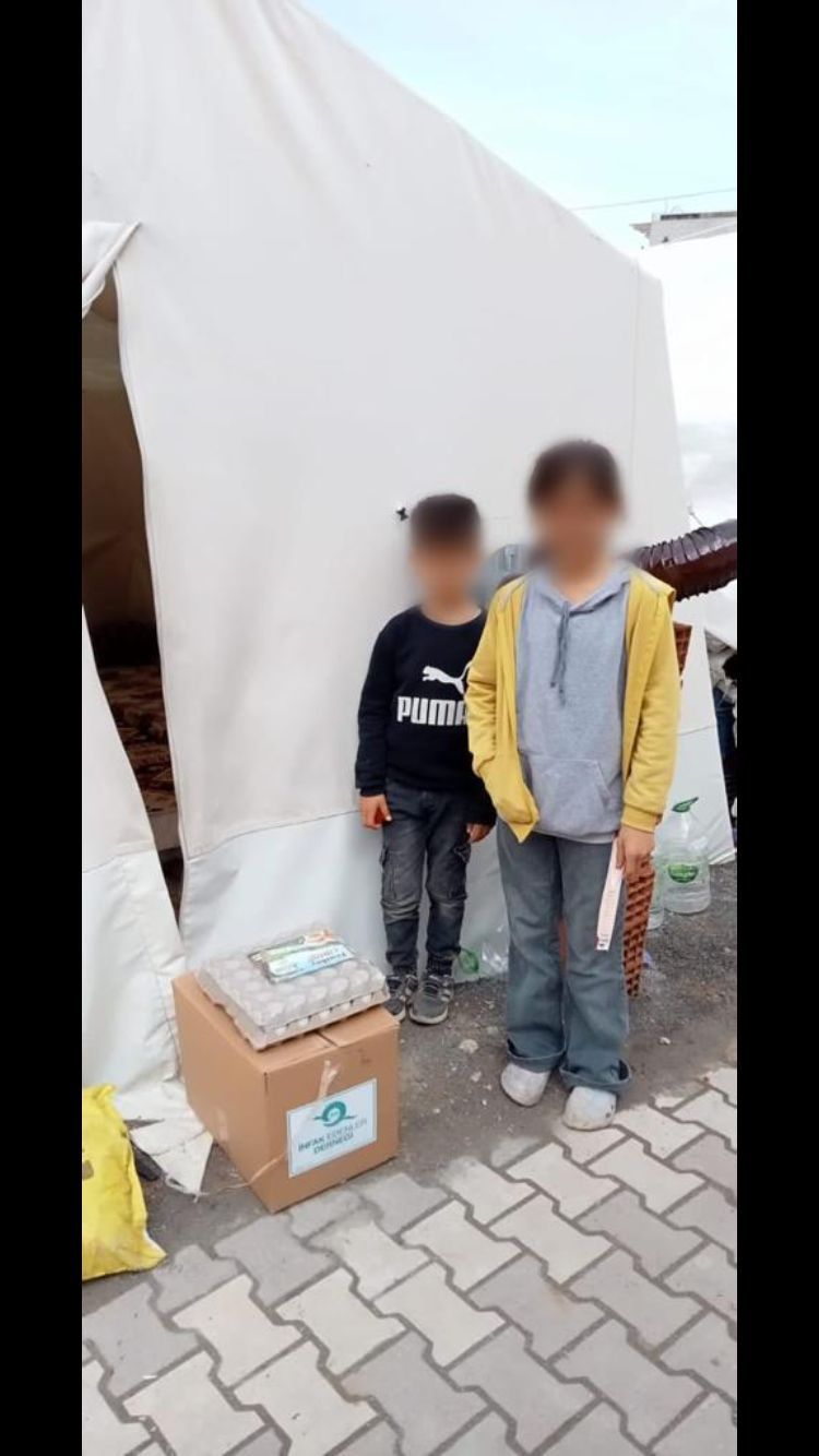 Depremzedelere Dağıtım