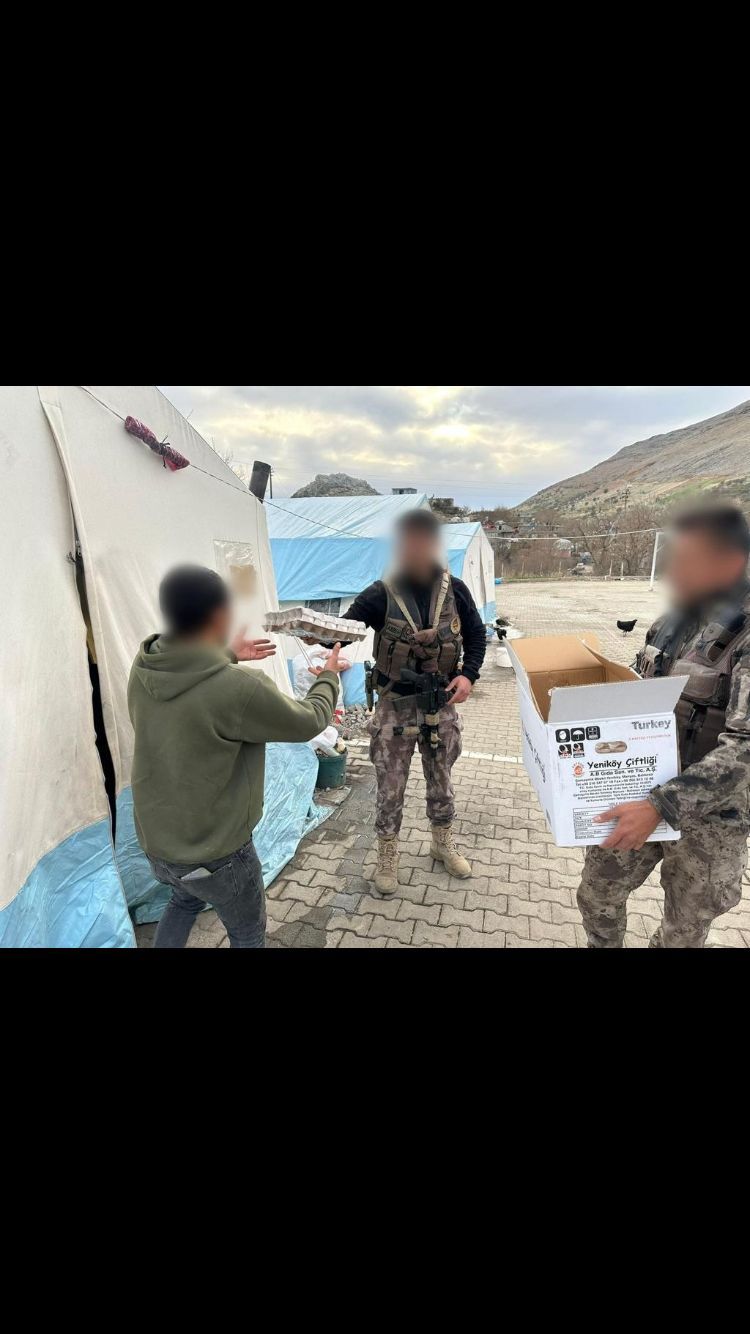 Depremzedelere Dağıtım