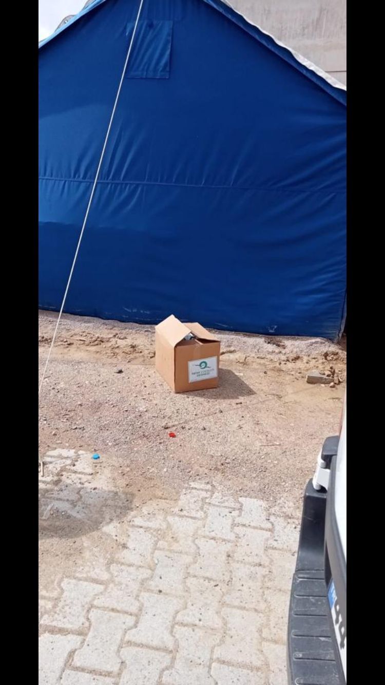 Depremzedelere Dağıtım